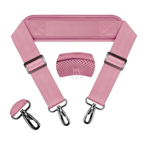 Image of ZINZ 74 inch Shoulder Strap with Fixed Pad and Dual Balanced Buckles,Pink