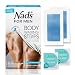Nad's For Men Body Wax Strips - Wax Hair Removal For Men - At Home Waxing Kit With 20 Waxing Strips + 2 Calming Oil Wipes