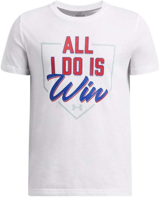 Under Armour Boys Win UA Baseball Short Sleeve Apparel - Recycled Fabric