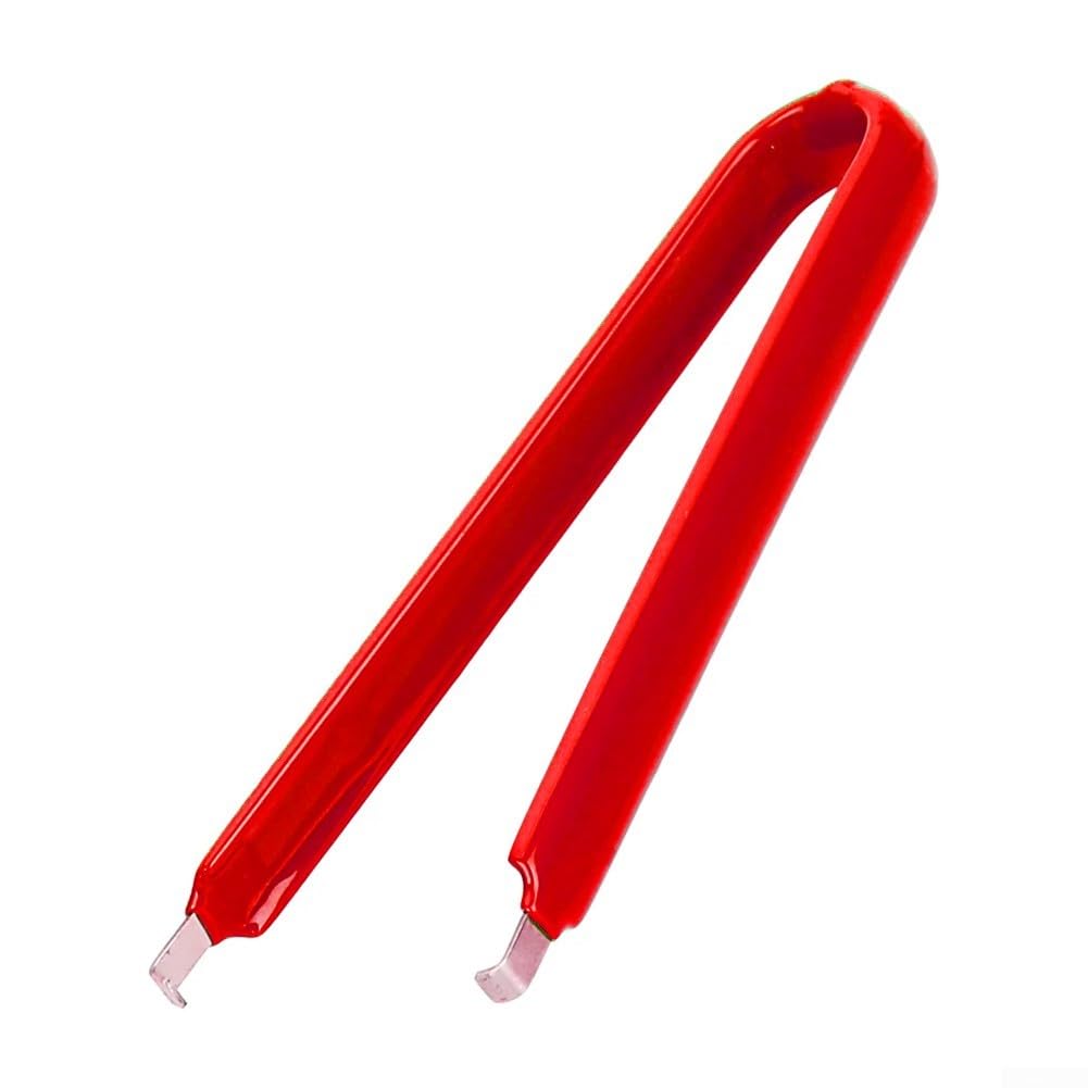 Yuanpgky Set di estrattori di chip IC piatti tipo U e estrattore per la riparazione di circuiti stampati PLCC DIP Package con assistenza a molla per gamma da 20 pin a 80 pin (rosso)