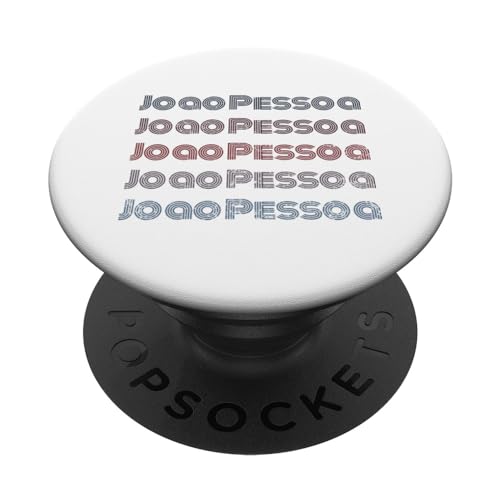 Brasil 70's City Retro Vintage Joao Pessoa PopSockets PopGrip Intercambiable