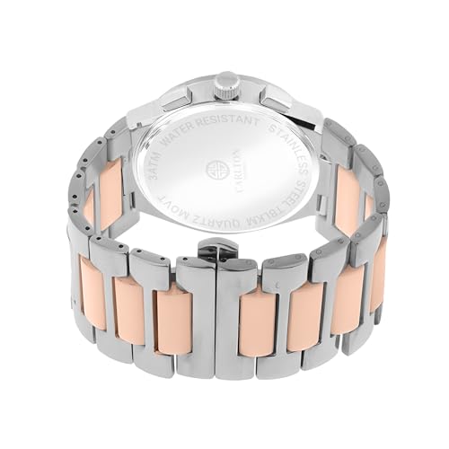 Image of Carlton London Men Stainless Steel Analog Watch | Black Waterproof Watches for Men Boys Male | Fashionable Trendy Quartz Movement Wrist Watch