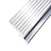 Orange Aluminum 48" Z-Clips, Pack of 2 Rails (1 Pair)