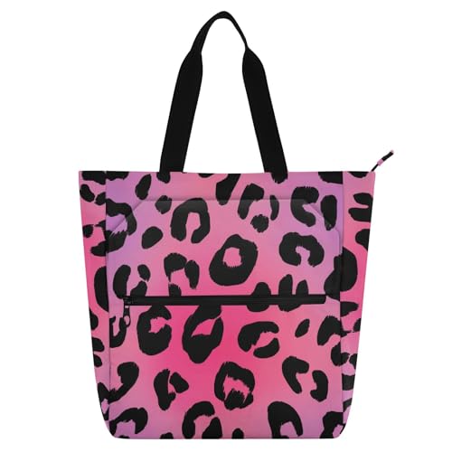 Bolsa para libros infantil y adulto de tela impermeable con cremallera para compras