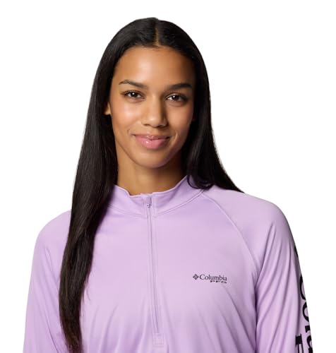 Columbia Tidal camiseta de mujer con cremallera corta contra el sudor 3