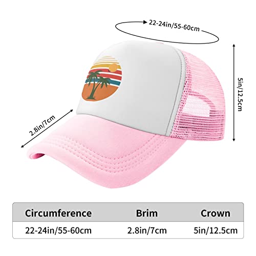 Gorra Trucker con Palma Tropical Ajustable Unisex miniatura 3