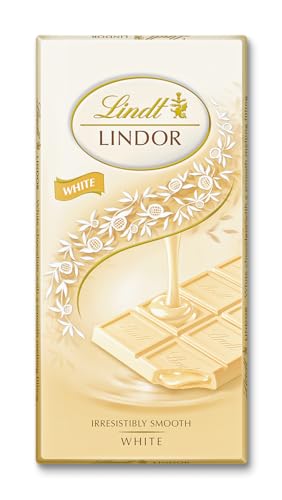 Lindt LINDOR Tablet White Chocolate 100g