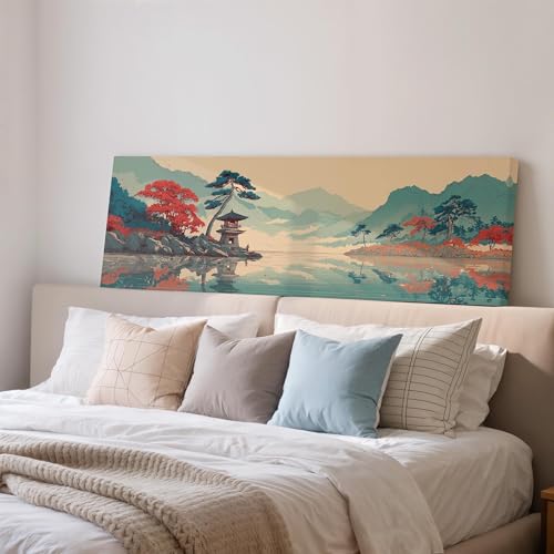 Estampe Ukiyo-e de grand format pour habiller un salon avec élégance