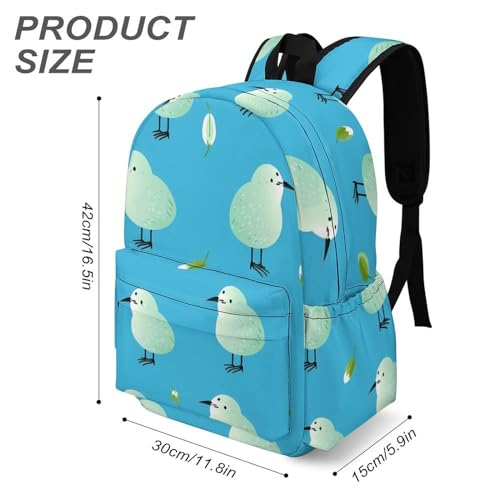 Kiwi Bird Backpack Printed Laptop Backpack Carry on Backpack Casual Shoulder Bag for Women Men3