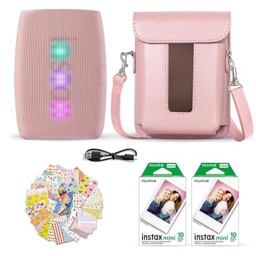 Fujifilm Instax Mini Link 3 Smartphone Printer Rose Pink + Fuji...