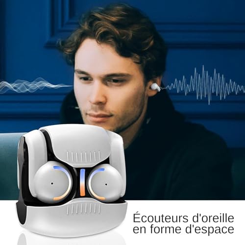 Aizuoni Écouteurs à Clip d'oreille Conduction Osseuse Sport Réduction Et – vue 9