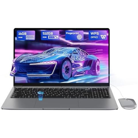 LEEDOW Laptop with 16GB RAM and 512GB SSD Cover