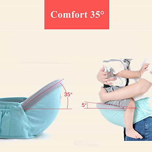 Baby Hip Seat Carrier, Sunzit Baby Taille Kruk Bescherming Lichtgewicht Ergonomische Multi-Positie Babydrager voor Baby… - Image 4