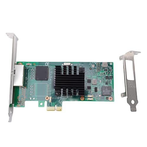 Tarjeta de Red Ethernet Gigabit, Adaptador PCI Express con Doble RJ45 para Servidor y PC Industrial miniatura 1