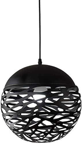 Lámparas de Techo pequeñas con diseño hueco negro y luz LED eficiente