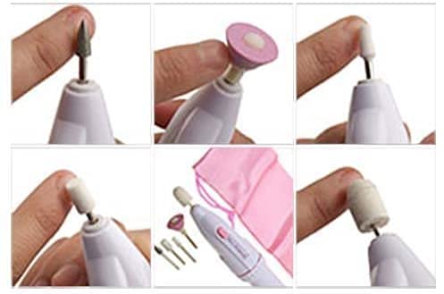 DITCAFOS 7 In 1 Art Tip Electric Nails Decorator Salon Sharper Grinder Drill Machine Polish Manicure Pedicure Grooming Tool Kit 3