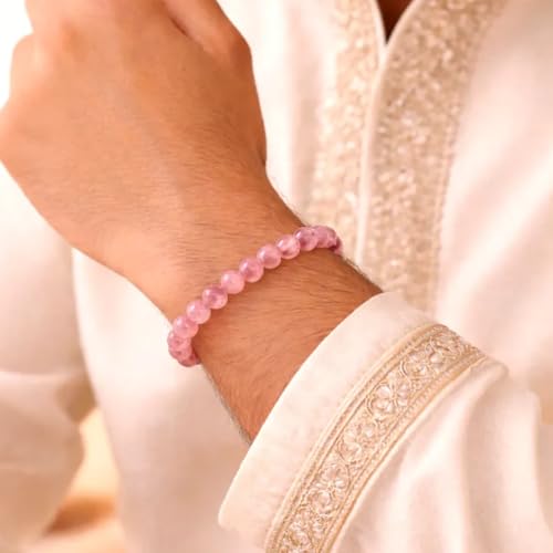 Image of Stone Bracelet for Men & Women | Natural Crystal for Wealth | Protection | Confidence & Success | Adjustable Healing Bracelet for Meditation | Reiki & Spiritual Energy