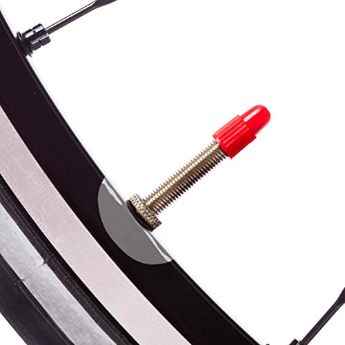 CLISPEED 20Pcs Valvola della Bici Glueless Patch