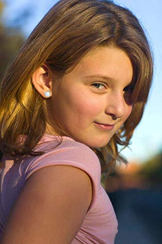 Cuoka Cat Earrings,I Love You to The Moon and Back Necklace 925 Sterling Silver Opal Jewelry Gift for Women Girls - Image 5