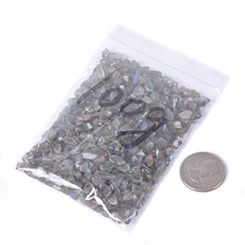 Image of 100 grams Small Tumbled Chips Polished Crushed Stone Crystal Healing Embellishments