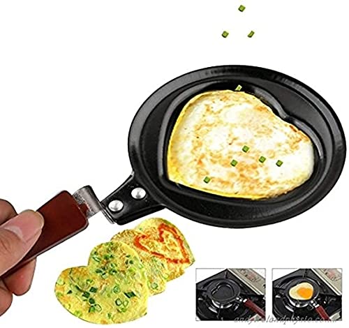 Image of Cartoon Shape Mini Non-Stick Egg Frying Pan - Fun Pancake & Omelette Pan for Breakfast, Cute Design for Kids & Adults, Suitable for Gas Stove & Induction Cooker (1pc)
