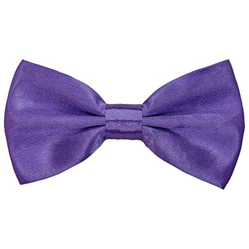 Image of Bow Tie for Men & Boys, Pre-Tied Bowtie Adjustable 9-18in, for Formal Tuxedo, Prom Party, Wedding