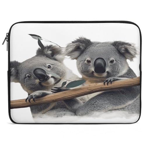 Funda protectora para portátil de 17 pulgadas Funny Koalas ideal para universidad y oficina
