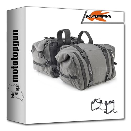 kappa ra316 + tmt2126k borse laterali ra316 + telaietto compatibile con yamaha xsr 700 2016 2017 2018 2019 2020 2021 mototopgun