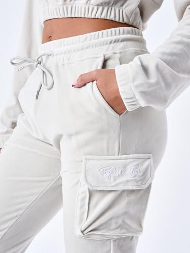 Jogging Cargo Velours Project X Paris Gris Clair Idéal pour le Week-end