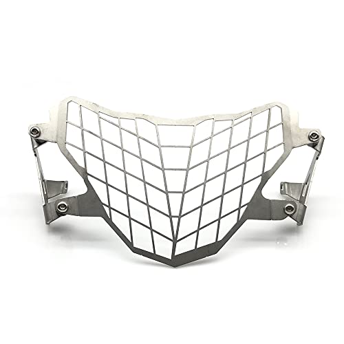 Grille phare moto premium couvercle protection calandre alu pour G310GS silver