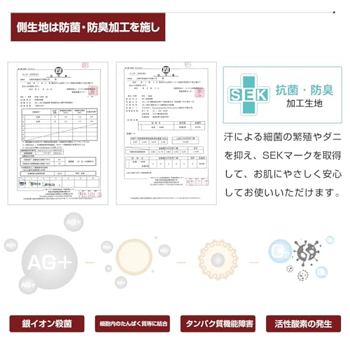 Matdeco 掛け布団 シングル 冬 オールシーズン かけ布団 洗える SEK衛生認証 抗菌防臭 防ダニ 肌布団 吸水速乾 暖かい 掛けふとん 軽量 春秋冬用 約1.6KG 無地 150x210cm ダークグレー·12グリッド の商品画像 4