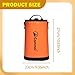 Vaveren Tree Climbing Arborist Rope Carrier Bag Bucket Style 5L Multifunctional Waterproof Arborist Gear Rock Climbing Gear, Orange
