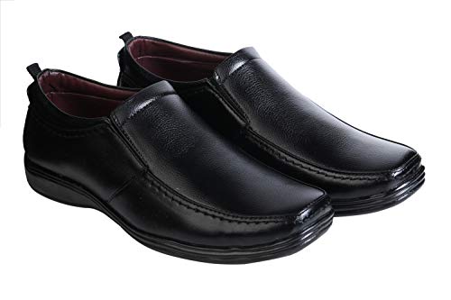 Image of Antire SHOES Formal Slip On for Men (Black, Numeric 7)