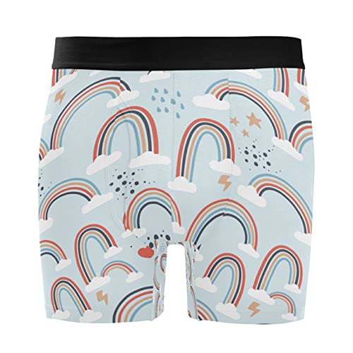 Calzoncillos bóxer para hombre Vnurnrn ropa interior elástica ultrasuave azul pack de 2 unidades