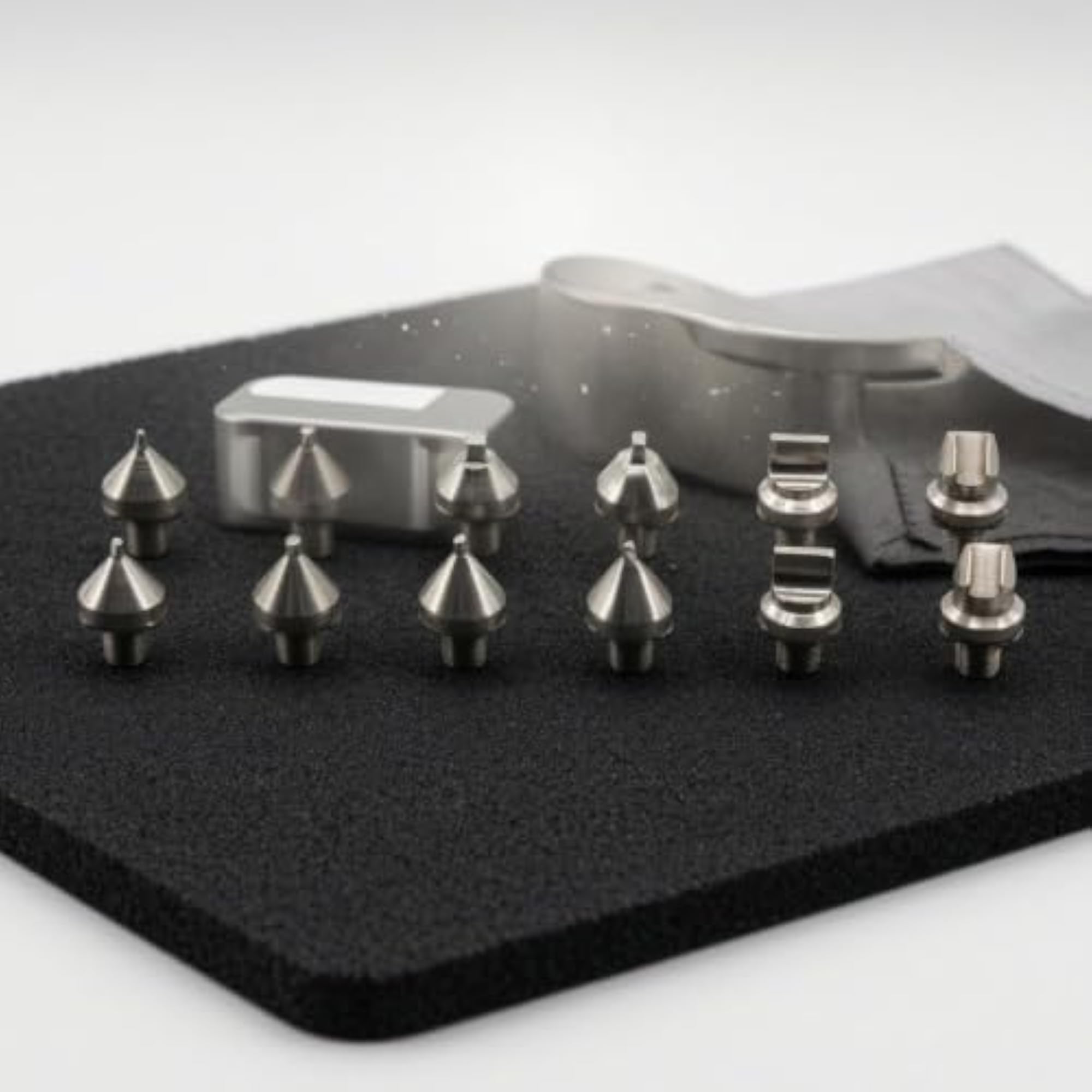 12 Pieces Steel Watch Case Opener Bit Set
