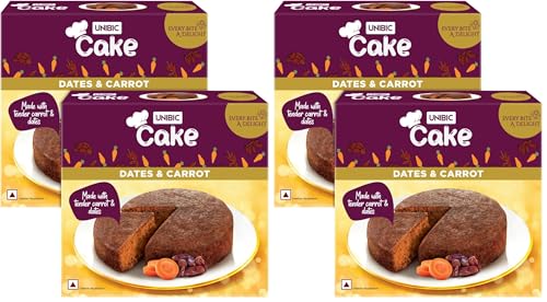 Image of Unibic Foods India Pvt LTD Dates & Carrot Cake|Premium Cake 440Gm (Pack of 2)