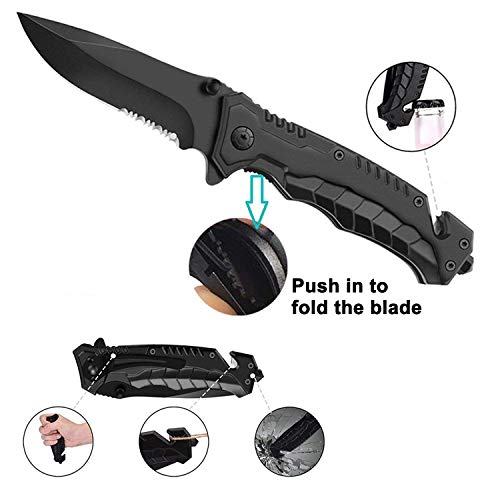 KEPEAK Survival Gear, Professional Emergency Kit, Outdoor Survival Kit for Camping, Hiking, Earthquake and Other Emergency
