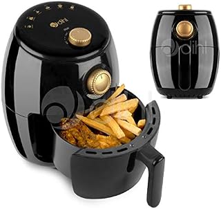 Dihl 2L Air Fryer Black Gold Rapid Healthy Cooker Oven Low Fat Free Food Frying