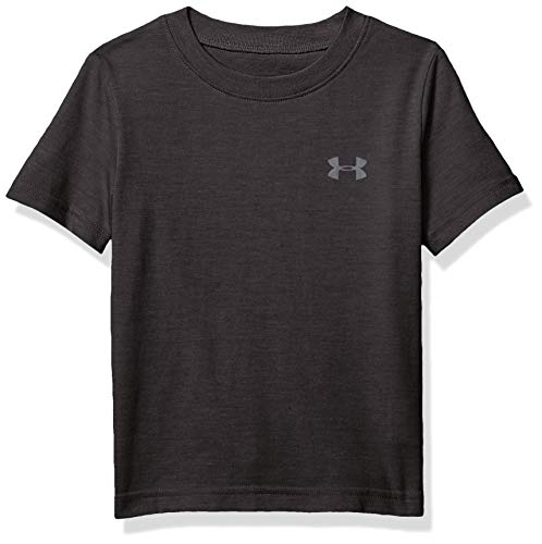 Under Armour Boys' Little Triblend T-Shirt, Black-S19, 6