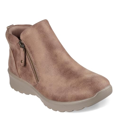 Skechers Lovely Vibe, Botas cortas al tobillo Mujer, Marrón, 38.5 EU