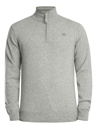 Pull-Over Homme GANT Coton Micro Texturé à Demi-Fermeture Éclair - 6
