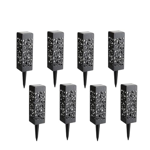 Sunnyglade Set of 8 Outdoor Landscape Solar Lights LED Lawn Lights (8)