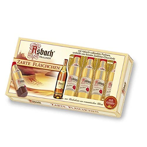 Asbach Pralinen Zarte Fläschchen mit Kruste 100g