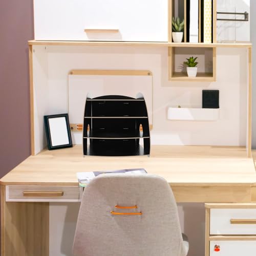 Boohelf File Rack Multi Layer Sto Unit per file Blocchi appunti Slish e Functal nizer per Home Office Studio Decor