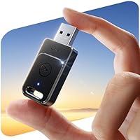 Cleviton for Apple Carplay Wireless Adapter, 3X Autoverbindung, Keine Latenz, Plug&Play, Wireless Carplay Adapter, 2025 Mini Car Play Kabellos Dongle für iPhone 5~17 &927+ Autos, USB-A/C, Mattschwarz