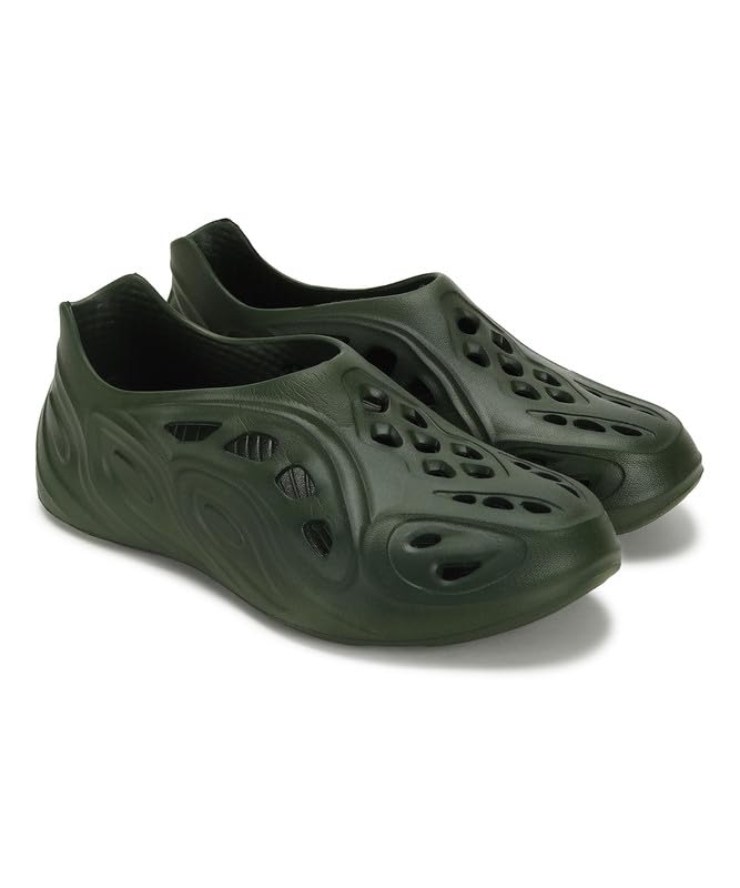 PARAGON K10919G Stylish Clogs For Men | Water Ressistant, Lightweight, Comfortable, Durable Clogs with Adjustable Heel Strap | Easy Wash | Ideal for Outdoor Use (B0CJM4X48H) Amazon Price History, Amazon Price Tracker