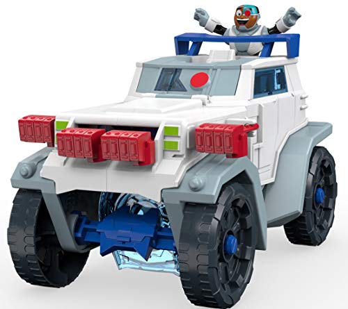 imaginext cyborg transforming battle rig