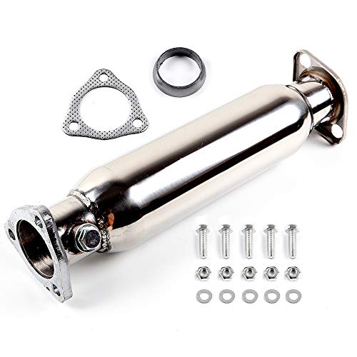 ECCPP Exhaust Pipes Automotive Replacement Pipe High Flow Racing Performance Stainless Pipe for 1988-1991 Honda Civic CRX EE