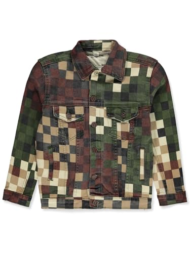 FWRD Boys' Pixel Camo Denim Jacket