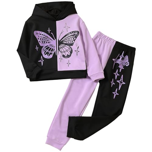 Amur Leopard Trainingsanzug Kinder Mädchen Jogginganzug 2tlg Sweatshirt...